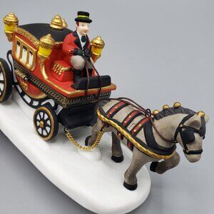 Dept 56 The Royal Coach Hinged Trinket Box Heritage Village 57501 Retired Horse